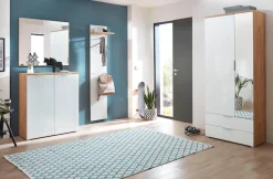 GERMANIA Schuhschrank »Telde« Breite 89 cm, Soft-close, verstellbare Böden, ES-Glas, Made in Germany