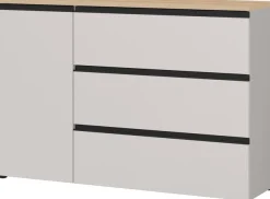 GERMANIA Sideboard »Cormano« Kommode mit einer Tür und drei Schubkästen