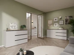 GERMANIA Sideboard »Cormano« Kommode mit einer Tür und drei Schubkästen