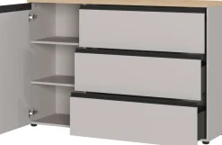 GERMANIA Sideboard »Cormano« Kommode mit einer Tür und drei Schubkästen