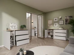 GERMANIA Sideboard »Cormano« Kommode mit einer Tür und drei Schubkästen
