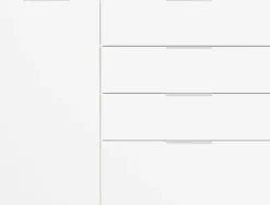 GERMANIA Sideboard »Oakland mit Glasauflage« Breite: 134 oder 184 cm, Soft-close, verstellb. Böden, Made in Germany