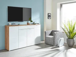 GERMANIA Sideboard »Telde« Breite 179 cm, Soft-close, verstellbare Böden,ES-Glas, Made in Germany