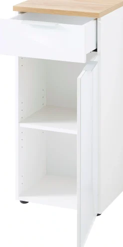 GERMANIA Unterschrank »Pescara« Front mit Glasauflage