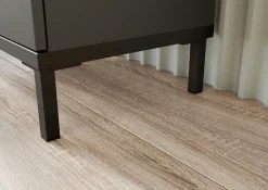 GERMANIA Waschbeckenunterschrank »Yonkers« Hochwertige ABS-Kanten, Griffe & hohe Füße aus Metall, Breite 80 cm