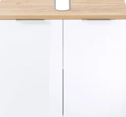 GERMANIA Waschbeckenunterschrank »Pescara« Front mit Glasauflage