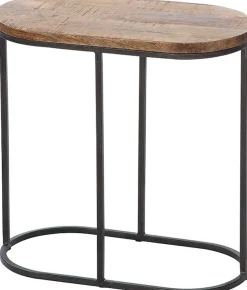 GILDE Beistelltisch »2er Set Beistelltisch oval Camara« 2 Stk. tlg. Wohnzimmer, Ablagetisch, Sofatisch, Beistellmöbel, Interior