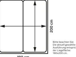 grüne betten Boxspringbett »Amelia« mit 7-Zonen-Tonnentaschenfederkern-Matratze und Zierkissen, 100% vegan