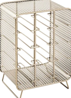 HAKU Flaschenregal »22216« rechteckig - aus Metall Gold - B/T/H 30/24/46 cm
