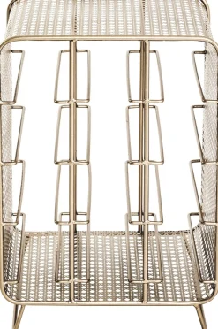 HAKU Flaschenregal »22216« rechteckig - aus Metall Gold - B/T/H 30/24/46 cm