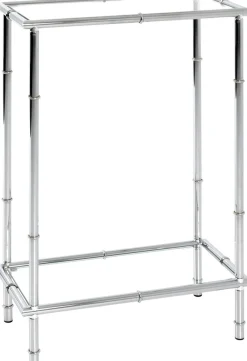 HAKU Konsolentisch »Beistelltisch« 1 Stk. tlg. rechteckig - aus Metall Silber B/T/H 50/25/75 cm