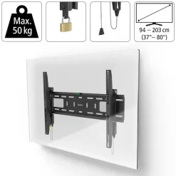 Hama TV-Wandhalterung »bis 50kg,starr,Diebstahlschutz,94-229cm (37