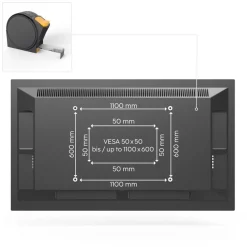 Hama TV-Wandhalterung »Halterung neigbar, 305 cm (120 Zoll) bis 100 kg, Wandabstand 7,9 cm« bis 305 cm Zoll