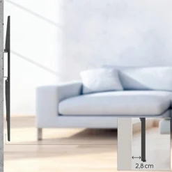 Hama TV-Wandhalterung »Halterung neigbar, 305 cm (120 Zoll) bis 100 kg, Wandabstand 7,9 cm« bis 305 cm Zoll