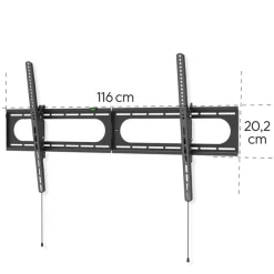 Hama TV-Wandhalterung »Halterung neigbar, 305 cm (120 Zoll) bis 100 kg, Wandabstand 7,9 cm« bis 305 cm Zoll