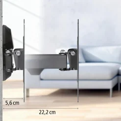 Hama TV-Wandhalterung »Halterung, schwenkbar, neigbar 48 - 122 cm (19