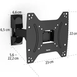 Hama TV-Wandhalterung »Halterung, schwenkbar, neigbar 48 - 122 cm (19