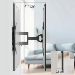Hama TV-Wandhalterung »OLED, schwenkbar, vollbeweglich, 37-90“, 43