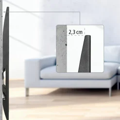 Hama TV-Wandhalterung »TV-Halterungflach, starr, 81 - 191 cm (32