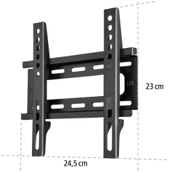 Hama TV-Wandhalterung »TV-Halterung bis 25kg, flach, starr, 48 - 127 cm (19