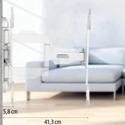 Hama TV-Wandhalterung »TV-Halterung, schwenkbar,vollbeweglich,81-165 cm (32