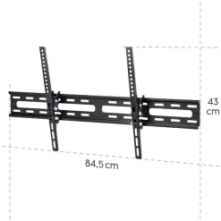 Hama TV-Wandhalterung »TV Wandhalter neigbar, 94 - 191 cm (37" - 75"), 43", 50", 55", 65"« bis 191 cm Zoll
