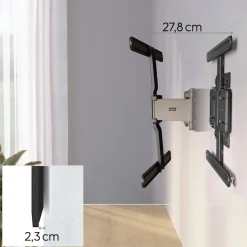 Hama TV-Wandhalterung »ultraslim, schwenkbar, vollbeweglich, 37“-90
