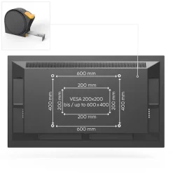 Hama TV-Wandhalterung »ultraslim, schwenkbar, vollbeweglich, 37“-90