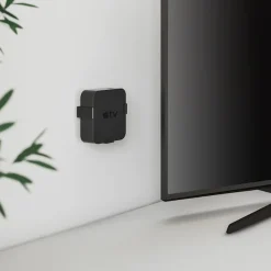 Hama TV-Wandhalterung »Wandhalterung für Apple TV HD (4. Gen.) Apple TV HD 4K (1./2./3. Gen.)« magnetisch, flach, Farbe Schwarz, mit Montagezubehör, Fernseher