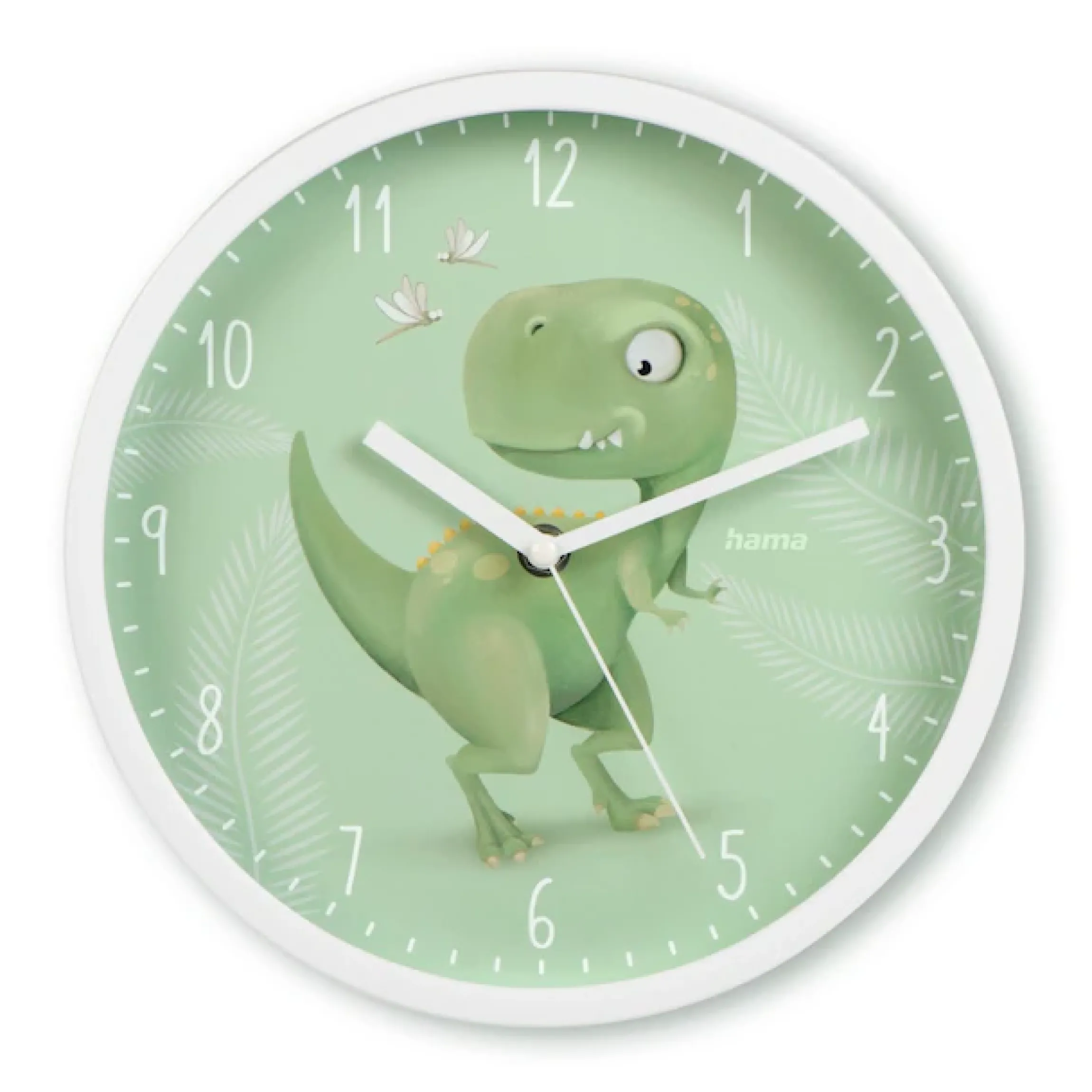 Hama Wanduhr »Kinder-Uhr "Cebu", ohne Ticken, Ø 25 cm« für Kinderzimmer, geräuscharm