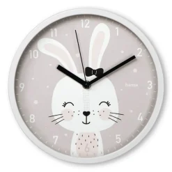 Hama Wanduhr »Kinder-Wanduhr "Maui", Ø 25 cm, ohne Ticken« geräuscharm