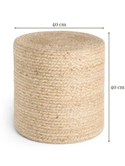 HANSE Home Pouf »Looma,Jute« 1 Stk. tlg.