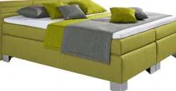hapo Boxspringbett »ATLANTA mit niedrigem Kopfteil« Topper separat erhältlich!,erhältlich in verschiedenen Breiten, Farben & Matratzenarten