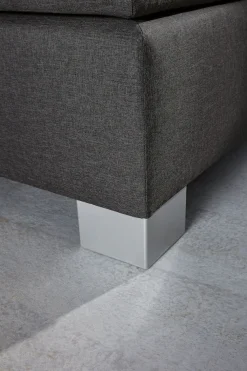 hapo Boxspringbett »ATLANTA mit niedrigem Kopfteil« Topper separat erhältlich!,erhältlich in verschiedenen Breiten, Farben & Matratzenarten