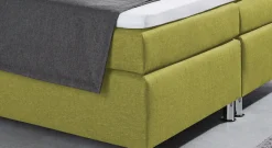 hapo Boxspringbett »ATLANTA mit niedrigem Kopfteil« Topper separat erhältlich!,erhältlich in verschiedenen Breiten, Farben & Matratzenarten