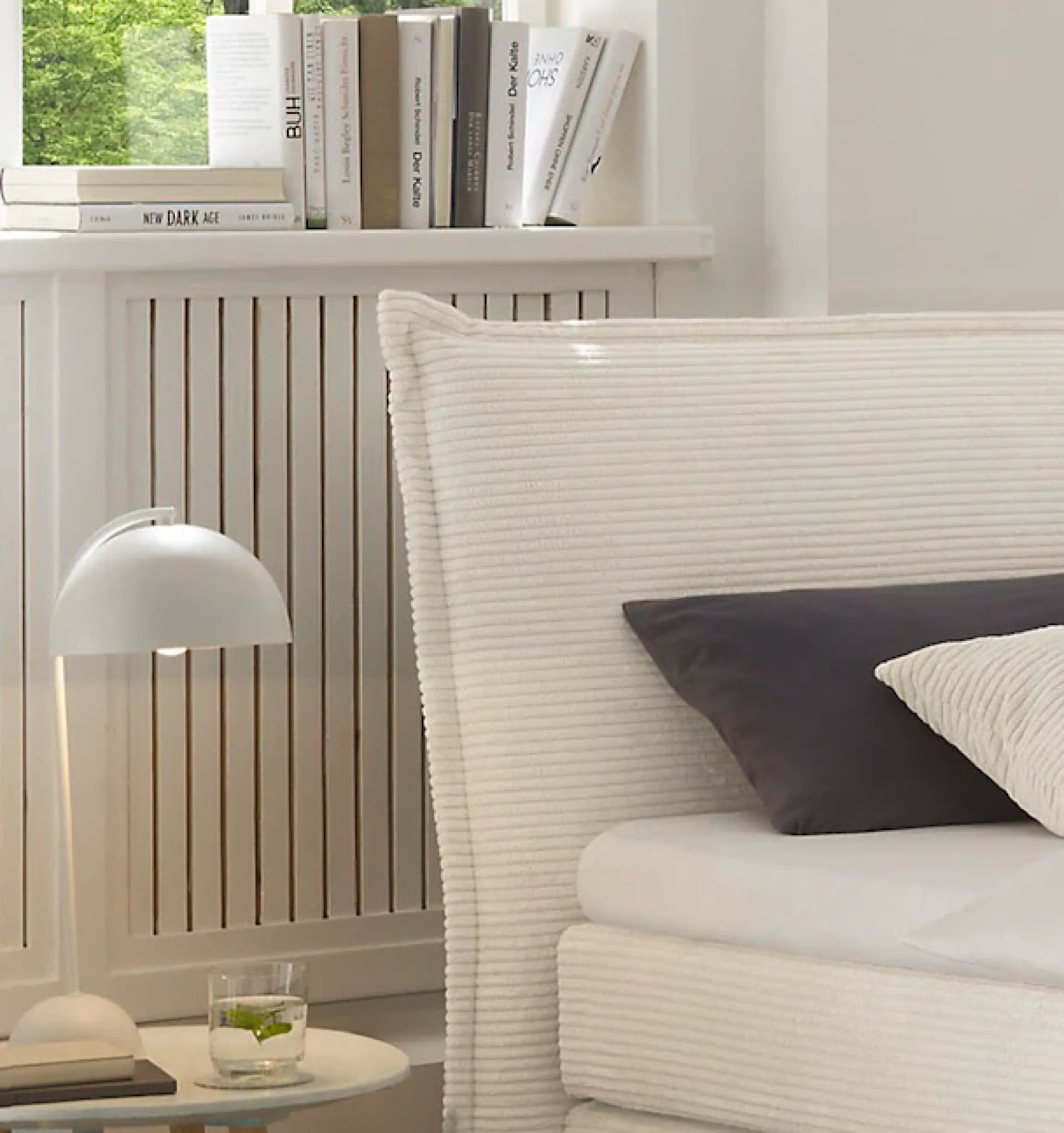 hapo Boxspringbett »Hana, in verschiedenen Breiten und Härtegraden erhältlich« Bett mit samtartigem Stoff bezogen, inkl. Topper