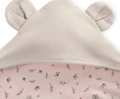 Hauck Babydecke »Baby Einschlagdecke, Snuggle N Dream beige bloom« mit Kapuze