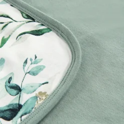 Hauck Babydecke »Baby Einschlagdecke, Snuggle N Dream leaves Mint/grün« Baby Einschlagdecke mit Kapuze