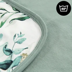 Hauck Babydecke »Baby Einschlagdecke, Snuggle N Dream leaves Mint/grün« Baby Einschlagdecke mit Kapuze