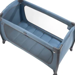Hauck Baby-Reisebett »Play N Relax Center, dark blue« inkl. Neugeboreneneinhang, Wickelmulde, Ausstieg, Räder