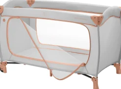Hauck Baby-Reisebett »Sleep N Play Go Plus, Dusty Cork« mit integrierten Rädern; Vorderausstieg