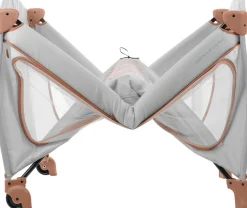 Hauck Baby-Reisebett »Sleep N Play Go Plus, Dusty Cork« mit integrierten Rädern; Vorderausstieg