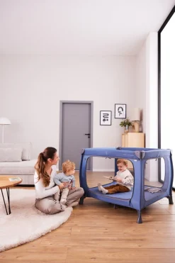 Hauck Baby-Reisebett »Sleep N Play SQ, Set dark blue« inklusive Schaumstoff-Matratze