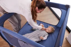 Hauck Baby-Reisebett »Sleep N Play SQ, Set dark blue« inklusive Schaumstoff-Matratze