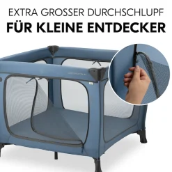 Hauck Baby-Reisebett »Sleep N Play SQ, Set dark blue« inklusive Schaumstoff-Matratze