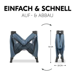 Hauck Baby-Reisebett »Sleep N Play SQ, Set dark blue« inklusive Schaumstoff-Matratze