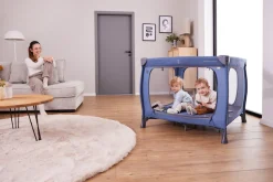 Hauck Baby-Reisebett »Sleep N Play SQ, Set dark blue« inklusive Schaumstoff-Matratze