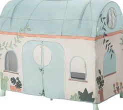 Hauck Bettzelt »Travel Bed Cover, Plants« Ergänzung für hauck Reisebetten (120 x 60 cm) mit seitlicher Öffnung