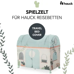 Hauck Bettzelt »Travel Bed Cover, Plants« Ergänzung für hauck Reisebetten (120 x 60 cm) mit seitlicher Öffnung