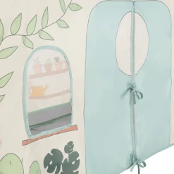 Hauck Bettzelt »Travel Bed Cover, Plants« Ergänzung für hauck Reisebetten (120 x 60 cm) mit seitlicher Öffnung